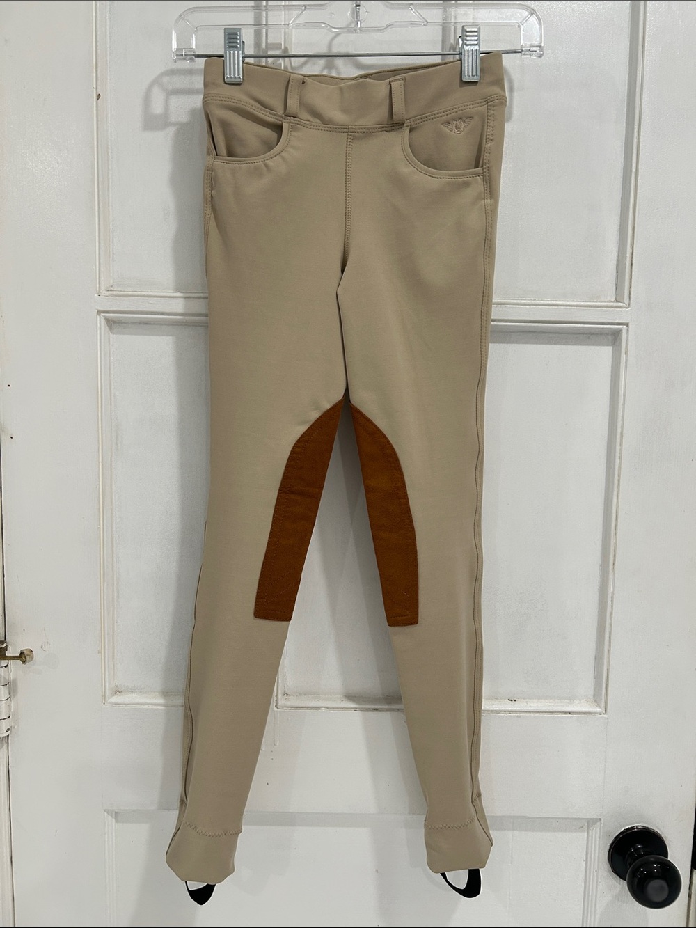 TuffRider Children's Prime Jodhpurs Riding Breeches Tan/Sea Sand - Small